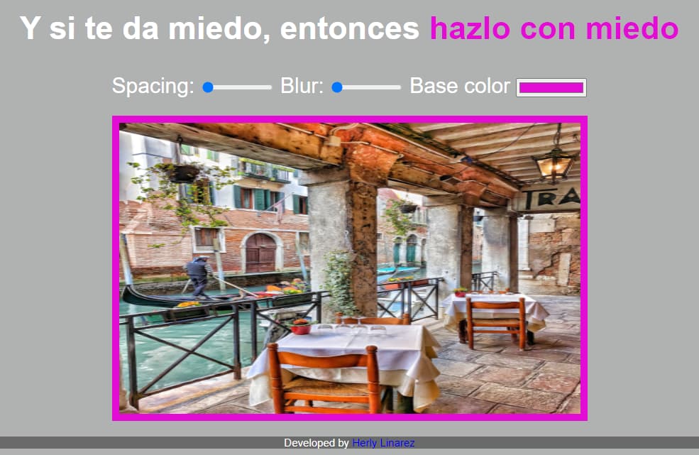 imagen de proyecto jugando con el CSS